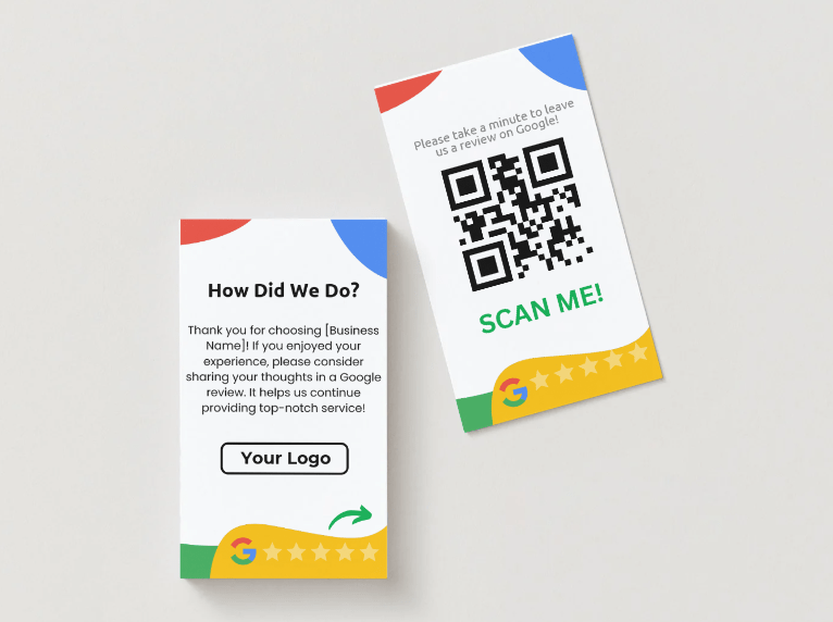 How Did We Do Review Card display